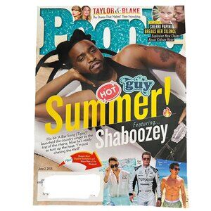 People Magazine June 2 2025 Hot Guy Summer Shaboozey Taylor Swift Blake Lively